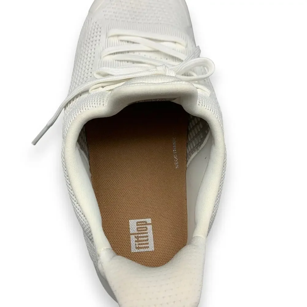 Fitflop Vitamin FFX Women Shoes Size 11 Knit Spring Heel Toe Urban White GB7-646